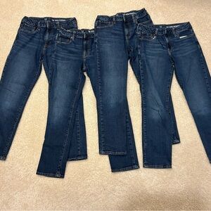 Bundle of 4 Pairs of Girl’s GAP Girlfriend Denim Jeans in Size 14